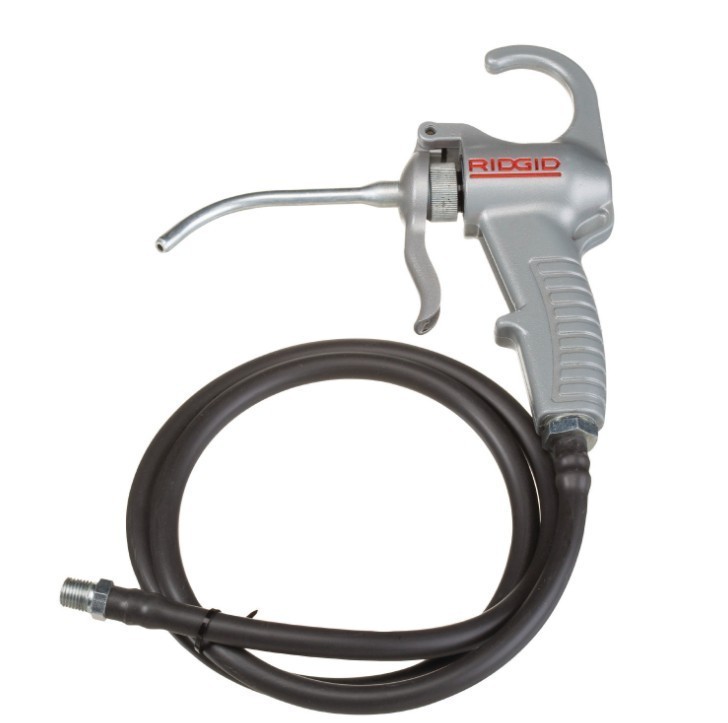 Hand-operated oiler with 54 inch hose and hose fittings