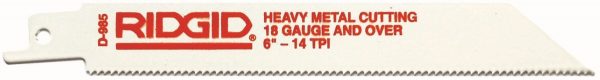 D-984 Non-Ferrous Metals, Sheet Steel 6 inch Saw Blades