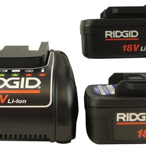 Set of 2 18V Advanced Lithium Batteries & 1 Charger (230V)