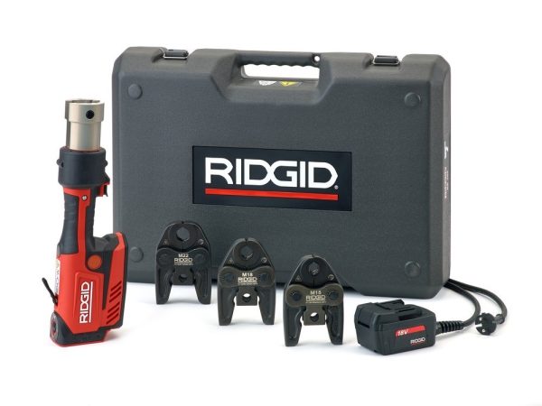 RIDGID RP-351B Pressfit kit + M Jaws 15-18-22mm - Image 4