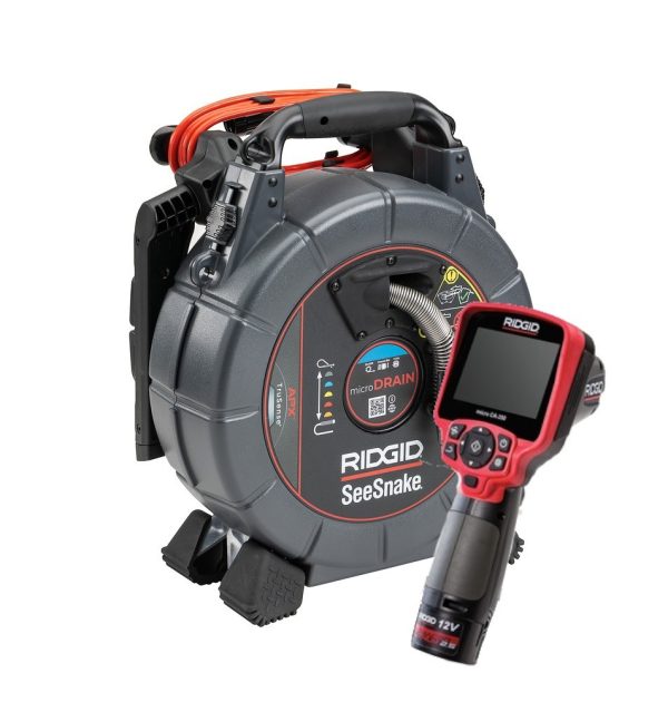 Ridgid SeeSnake® microDrain APX Inspection Camera with TruSense Technology + CA350 Monitor