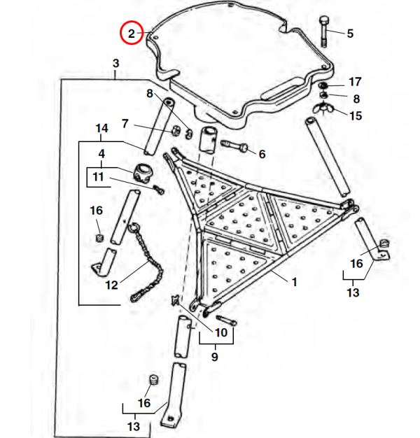 RIDGID 42870 -  Base Tray for 300 Machine Stand (1206) - Image 2