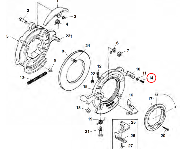 RIDGID 32145 -  Screw for Die Head Lockout Plate - Image 2