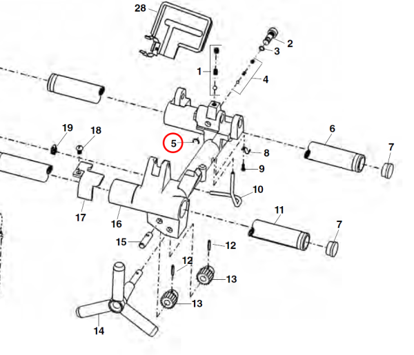 RIDGID 54107 -  Oil Flow Knob Retaining Ring - Image 2