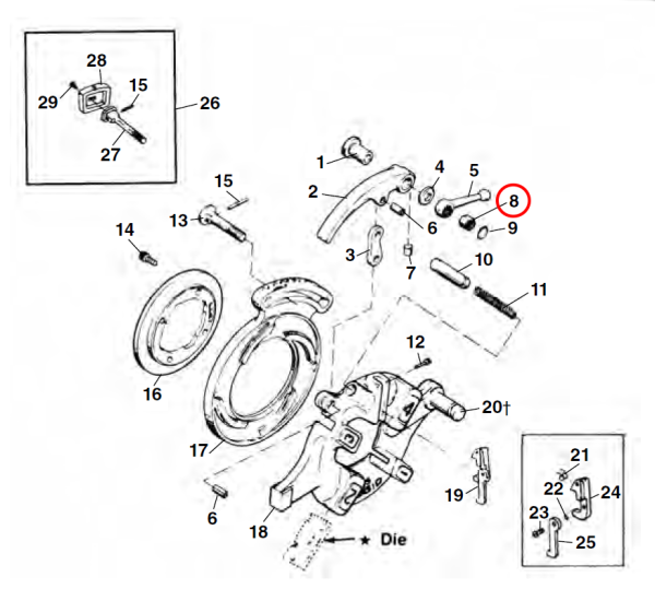 RIDGID 44250 -  Die Head Hex Nut - Image 2