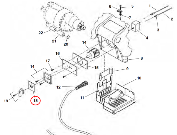 RIDGID 57517 -  Rotary Switch Face Plate - Image 2