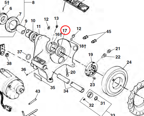 RIDGID 45270 -  Front Bearing - Image 2