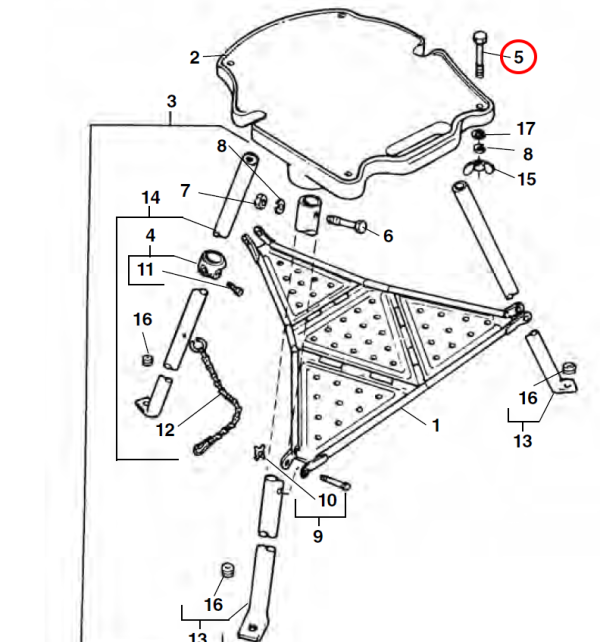 RIDGID 46670 -  Machine / Stand Bolt - Image 2