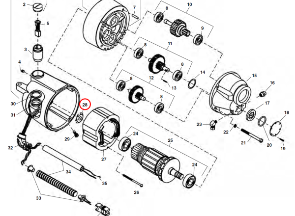 RIDGID 44580 -  Motor Loading Spring - Image 2