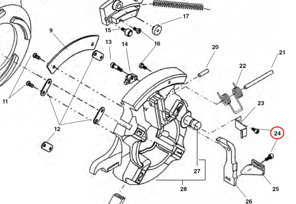 RIDGID 45750 -  Die Head Trigger Spring Screw - Image 2