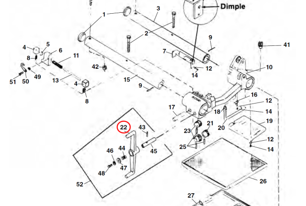 RIDGID 40147 -  Carriage Handwheel - Image 2