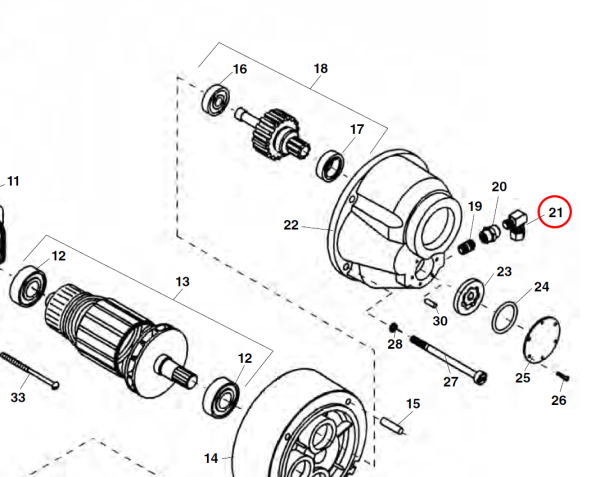 RIDGID 52517 -  Motor 90 Degree Elbow - Image 2