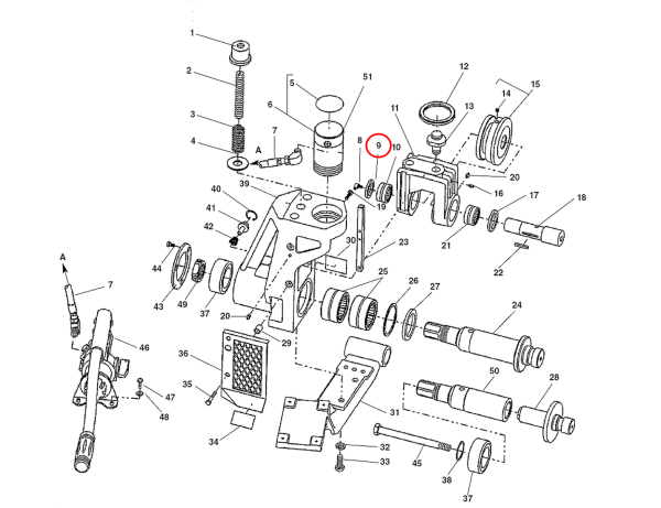 RIDGID 87695 - Upper Roller Bearing Rear Seal - Image 2