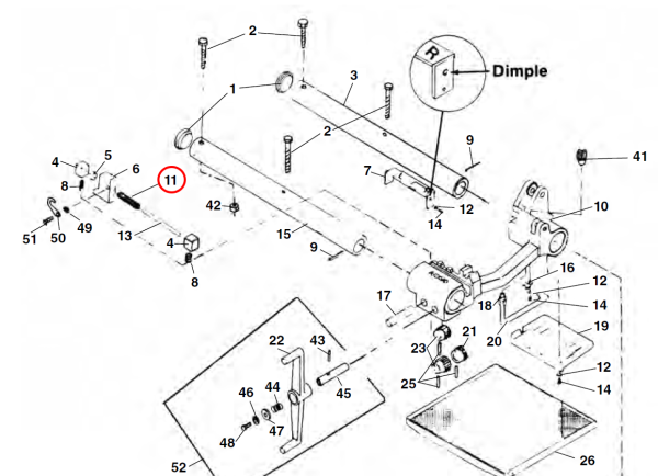 RIDGID 26592 -  Sine Bar Return Spring - Image 2