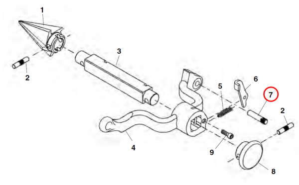 RIDGID 47065 -  Pipe Reamer Hinge Pin - Image 2