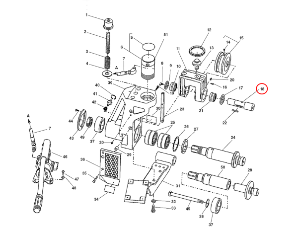 RIDGID 49102 - Upper Roll Shaft Key - Image 2