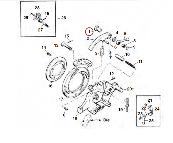 RIDGID 44240 -  Die Head Lever Arm Bushing - Image 2