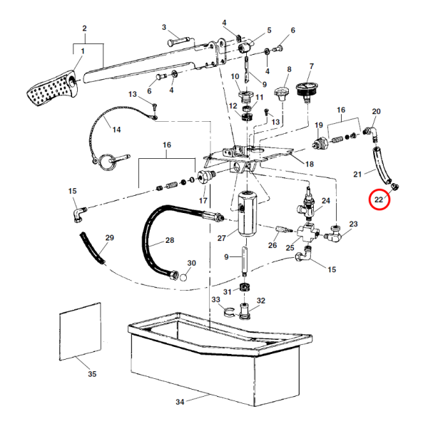 RIDGID 51202 - SUCTION STRAINER 1450 - Image 2