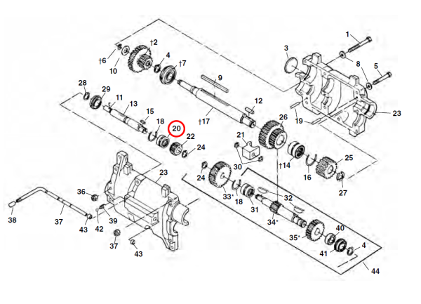 RIDGID 26367 - Gearbox Front Input Bearing - Image 2