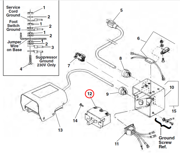 RIDGID 44505 -  Forward / Reverse Switch (Old Style) - Image 2