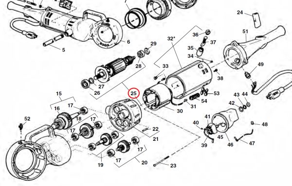 RIDGID 44055 -  Armature & Fan Assembly Complete - Image 2