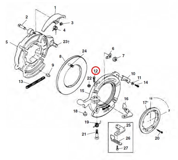 RIDGID 27357 -  Die Head Lock Lever Screw - Image 2