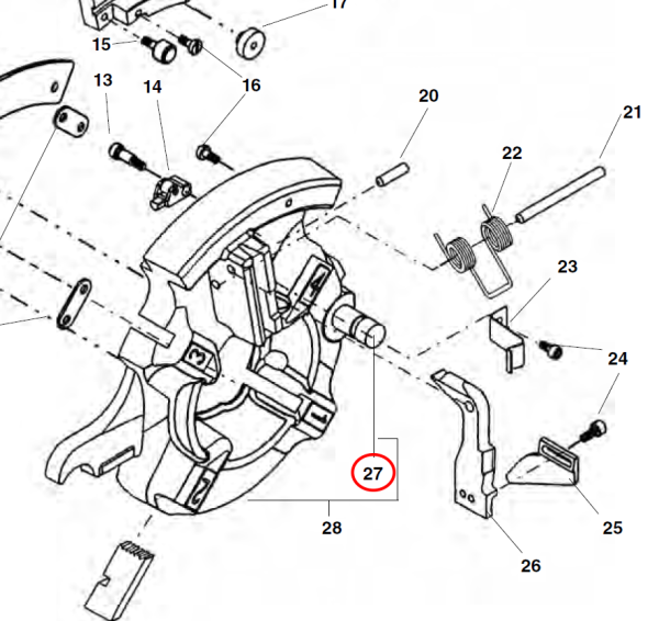 RIDGID 59832 -  Die Head Post - Image 2