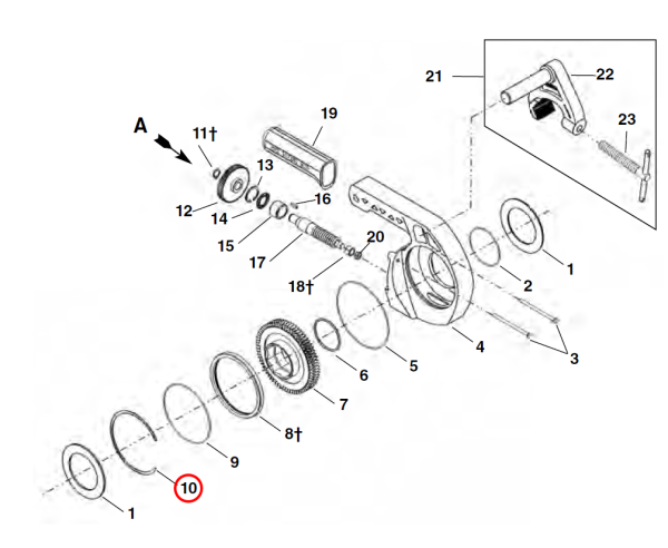 RIDGID 34442 -  Gear Head Spiral Ring - Image 2