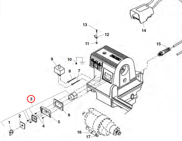 RIDGID 54157 -  Off / Forward / Reverse Rotary Switch - Image 2