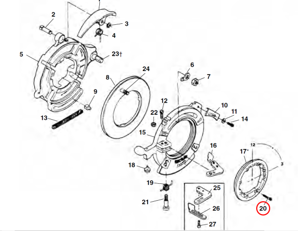 RIDGID 26642 -  Die Head Front Plate Screws - Image 2