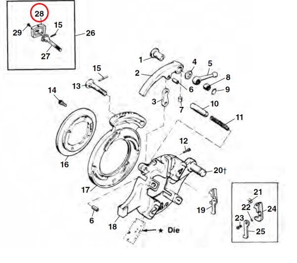 RIDGID 46717 -  Die Head Adjustable Gauge Plate - Image 2