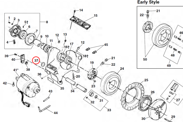 RIDGID 44525 -  Spring Ring for Support Arm - Image 2