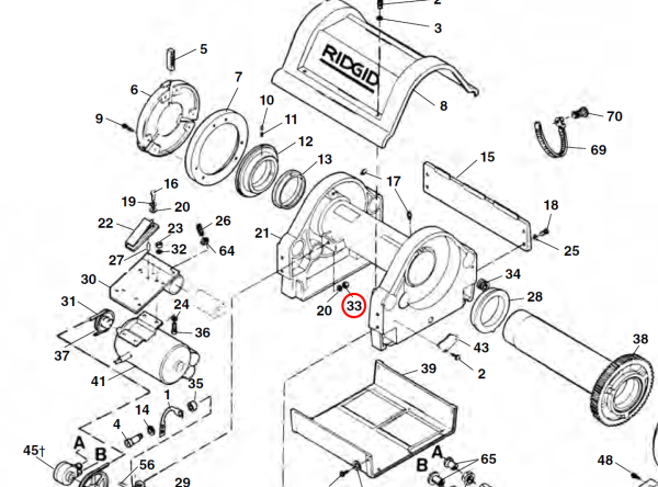 RIDGID 27517 -  Locking Hex Nut - Image 2