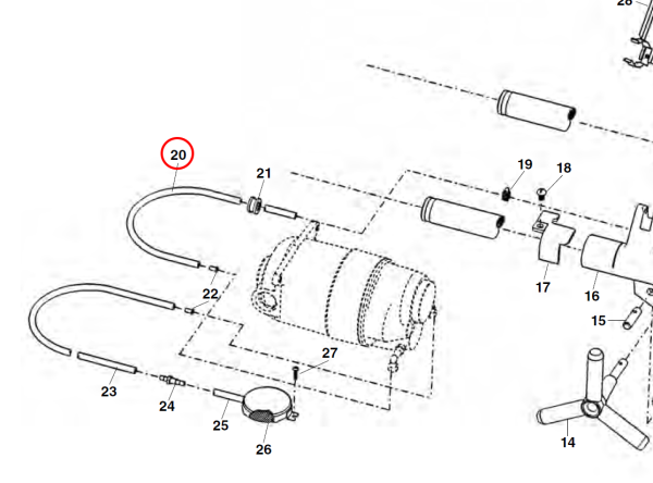 RIDGID 61282 -  Carriage Oil Line - Image 2