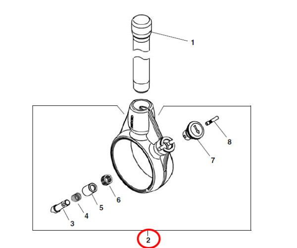 RIDGID 12238 - RATCHET ASSEMBLY FOR 12-R - Image 2