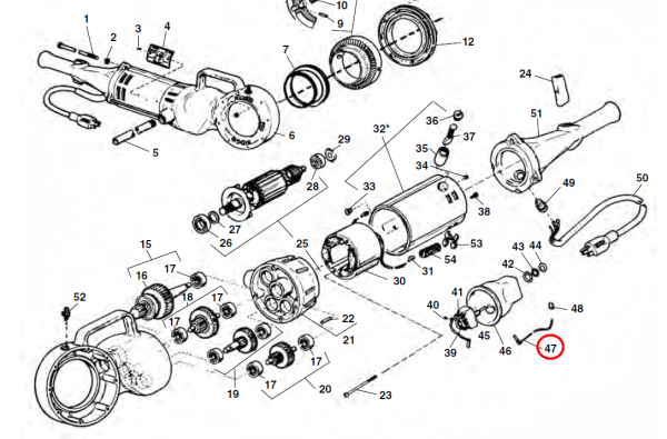 RIDGID 44885 -  Carbon Brush Lead - Image 2