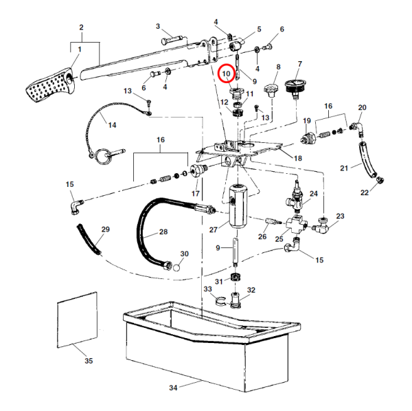 RIDGID 51167 - ROD GUIDE HOLDER 1450