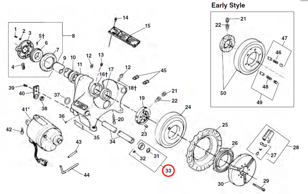 RIDGID 44725 -  Carriage Arm Ring Assembly - Image 2