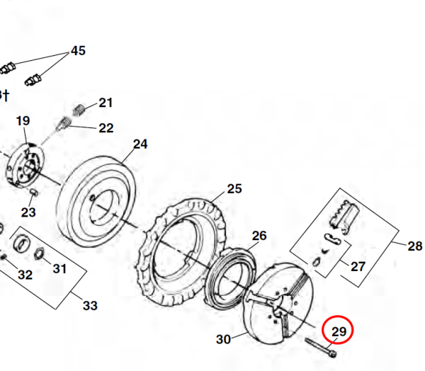 RIDGID 45295 -  Chuck Cap Screw - Image 2