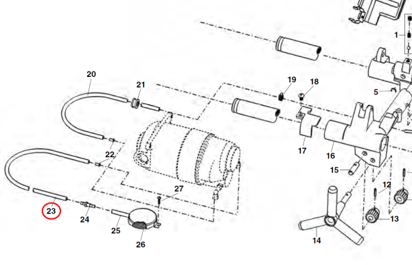 RIDGID 54152 -  Oil Intake Line