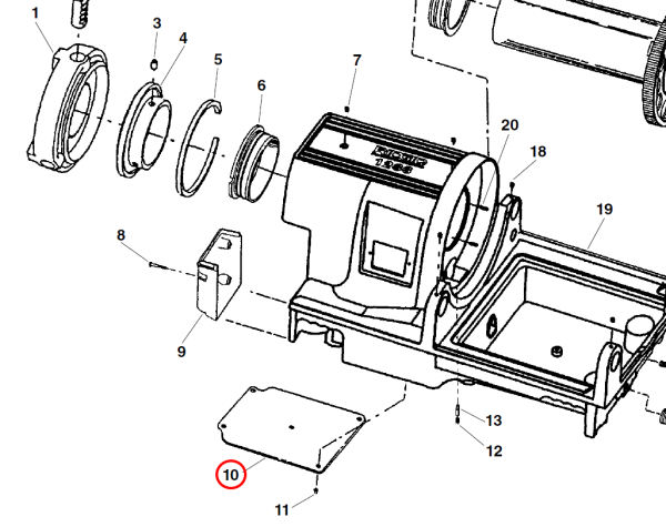 RIDGID 61937 -  Bottom Cover - Image 2