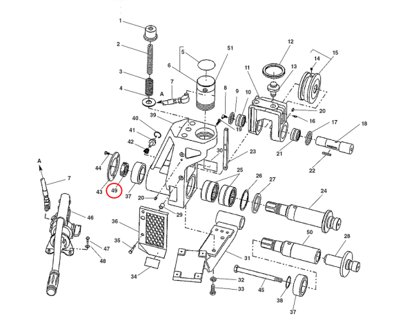 RIDGID 49607 - Rear Bearing Retaining Nut - Image 2