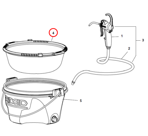 RIDGID 41660 -  418 Bucket Strainer Assembly - Image 2