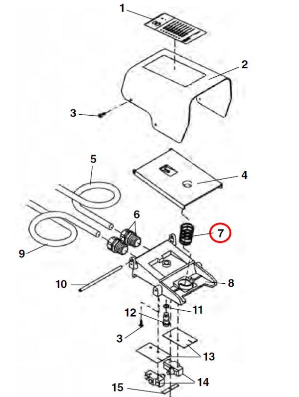 RIDGID 36702 -  Footswitch Spring - Image 2