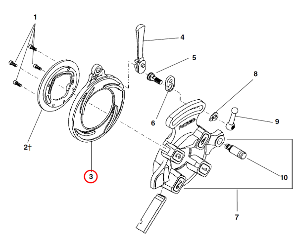 RIDGID 43360 -  Die Head Cam Plate - Image 2