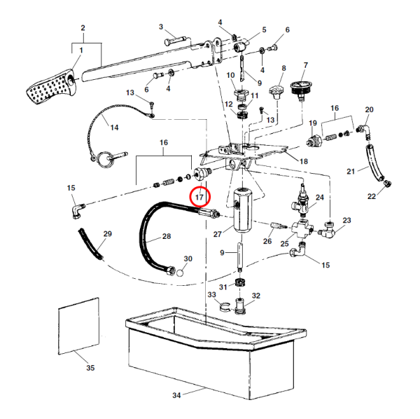 RIDGID 59207 - VALVE HOLDER OUTLET FOR 1450 - Image 2