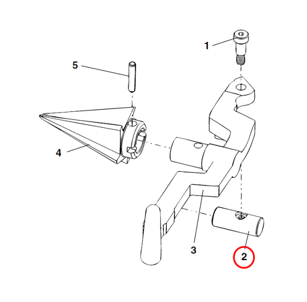 RIDGID 36267 -  Reamer Arm Pivot Pin - Image 2