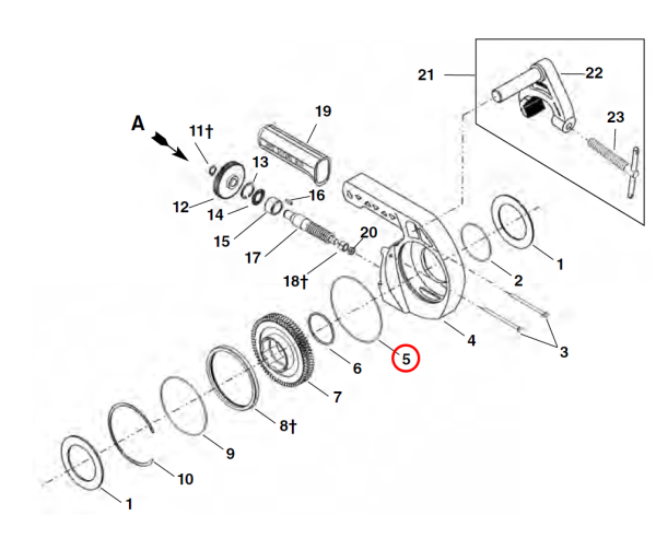 RIDGID 34422 -  Gear Head O Ring - Image 2