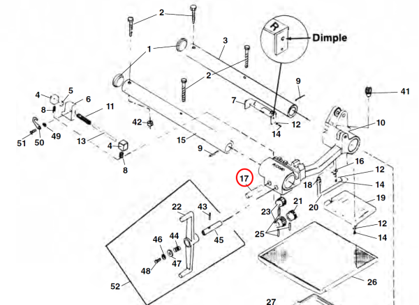 RIDGID 26777 -  Sine Bar / Pinnion Shaft - Image 2