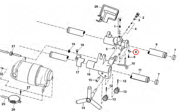 RIDGID 35062 -  Carriage Oil Line Clamp - Image 2